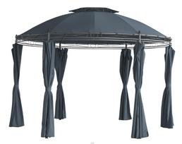 Apvali sodo pavėsinė JERSEY, 3,65 x 2,75 m