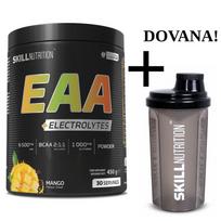 SKILL NUTRITION EAA + Electrolytes - 450g + PLAKTUVĖ DOVANŲ Rožinis limonadas