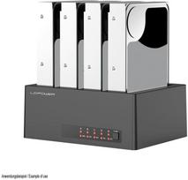 Stacja dokująca LC-Power LC-Power LC-DOCK-U3-4B-V2 HDD docking station | LC-DOCK-U3-4B-V2 | 4262443281415
