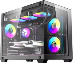 DarkFlash B275 PRO computer case (black) + 6 fans | B275 PRO BLK +6F | 4711527008344