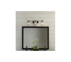 Quintiesse QN-ASHLANDBAY3-PC-BATH-Lauko sieninis šviestuvas ASHLAND BAY 3xE27/60W/230V IP44