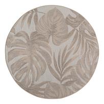 Smėlio spalvos apvalios formos lauko ir vidaus kilimas ø 120 cm Desert 1302 – Ayyildiz Carpets