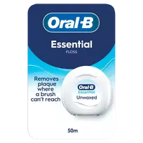 Oral-B Essential Dantų Siūlas, Be Vaško, 50 m