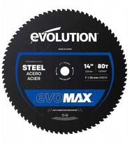 GLOBAL SAW Diskinis pjūklas plieno pjovimui Evolution EVOMAX 355 mm Ø355 x 25,4 mm, 80 dantų CERMET | EVO-M355CMT-80CSMAX | 5056583017183