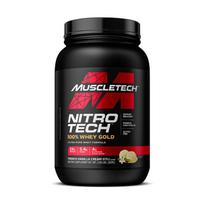 MuscleTech Nitro Tech 100% Whey Gold 908g skonis - Sūdytos karamelės