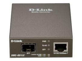 D-Link | 1000BaseT to SFP Standalone Media Converter | DMC-G01LC | Gigabit SFP port | 10/100/1000Mbps port