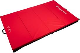 Sulankstomas gimnastikos kilimėlis INSPORTLINE Quad fold Raudona