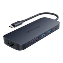 Jungčių stotelė Hyper HyperDrive Next 8 Port USB-C Hub, 140W Ethernet LAN (RJ-45) ports 1 HDMI ports quantity 1