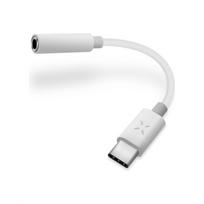 Adapteris FIXED Link USB-C/3.5mm jack Balta