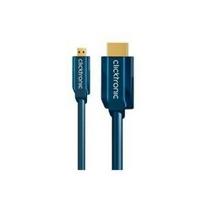 Micro-HDMI+Adapterkabel Ethernet(HDMI A/HDMI Micro D) - 5,0 m Hochgeschwindigkeits-Adapter HDMI auf Micro-HDMI