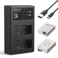 K&F Concept K&F LP-E8 Digital Camera Dual Battery with Dual Channel Charger for Canon