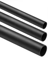Rigid, smooth wiring pipe BLACK CRL-20 2m (PACK OF 25pcs)