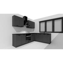 STOLKAR Cosmo Design ANIKA graphite/graphite 2.0/2.6 kitchen furniture set | MKUSKRZMK0009  | 5905406021756