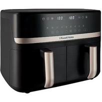 Russell Hobbs Air Fryer Dual, 9L, Black 27680-56