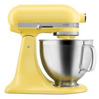 KitchenAid  5KSM195PSEBT mixer Stand mixer 300 W Stainless steel, Yellow | 5KSM195PSEBT  | 5413184911904