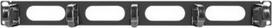 Lanberg 19" cable management panel 5 rings - type B 1U | AK-1205-B | Black AK-1205-B | 5901969413960