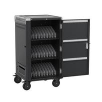 Ewent EW1700 portable device management cart/cabinet, Black, Grey