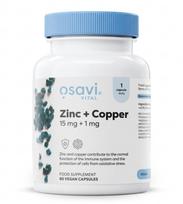 Zinc + Copper – Cinkas ir Vario Kompleksas | Osavi (60 kapsulių)