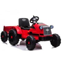Lean Cars Lean Cars akumuliatorinis traktorius su priekaba CH9959, raudonas