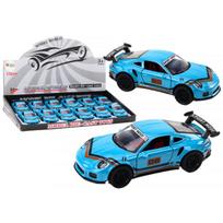 LEAN Toys Sports Car Car 1:32 Action Figure Blue Spoiler Metal