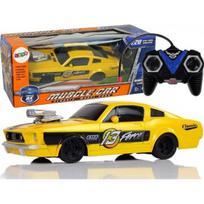LEAN Toys Nuotolinio valdymo sportinis automobilis klasikinis 1:20 Geltonas pultelis