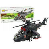 LEAN Toys Helicopter Giant Wings Lights Sound Rotates