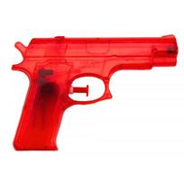 LEAN Toys Water Gun Small Plastic Red 15 cm x 10.5 cm