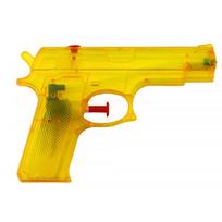 LEAN Toys Water Gun Small Plastic Yellow 15 cm x 10.5 cm