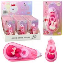 LEAN Correction Tape Mouse School Office Decorative Bunny Pink 8mm x 6m