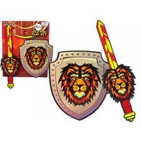 LEAN Toys EVA Foam Knight Set Sword and Shield Lion