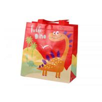 LEAN Toys Dinosaur Gift Bag Red 23cm x 21.5cm x 11cm