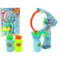 LEAN Toys Muilo burbulų pistoletas 24 cm, šviesos ir garsai