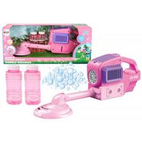LEAN Toys Muilo burbulų aparatas, vejapjovė-trimeris, du skysčiai, rožinis