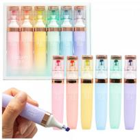 LEAN Highlighter Set Pastel Gold Color Elements 6 Pcs