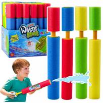 LEAN Toys Foam Water Gun Water Pump Tube Colored 30cm Mix