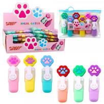 LEAN Set of Mini Highlighters with a Claw in a Colorful Case 6 pcs 8 cm