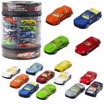 LEAN Toys Spyruoklių rinkinys tūbelėje Modern Sports Cars 1:64