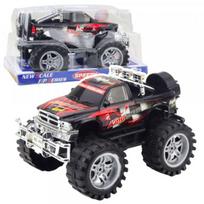LEAN Toys King galiniais ratais varoma visureigė transporto priemonė, raudona ir juoda, 27 cm