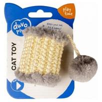 Duvo+ Duvo+ DUVO+ ZAB. KOT WAŁEK SIZALOWY+POMPON 13x5x5cm 12102