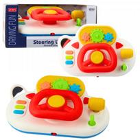 LEAN Toys Vairavimo simuliatorius mažyliams su interaktyviu vairu, šviesomis ir garsais