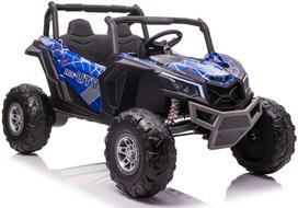 Elektrinis vaikiškas keturratis bagis UTV-MX Blue Spider