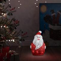 Akrilinė kalėdinė LED dekoracija Kalėdų Senelis 28cm