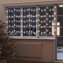 LED žvaigždžių užuolaida 500 šaltų baltų LED lempučių