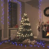 LED lempučių girlianda 60m PVC 600 mėlynos spalvos LED