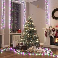 LED lempučių girlianda 11m PVC 1000 pastelinių LED tanki