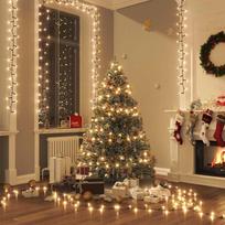 Smulkių LED lempučių girlianda 25m PVC 1000 šiltų baltų LED