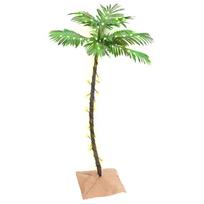 Palmė su 72 šiltomis baltomis LED lemputėmis 120cm