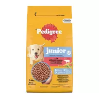 Sausas šunų ėdalas PEDIGREE Junior, su jautiena ir daržovėmis, 1,4 kg