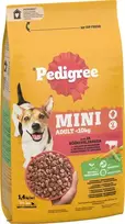Sausas šunų ėdalas PEDIGREE, su jautiena ir daržovėmis, 1,4 kg