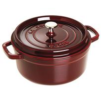 Cast Iron Round Pot Staub - 3.8 Ltr, Grenadine
